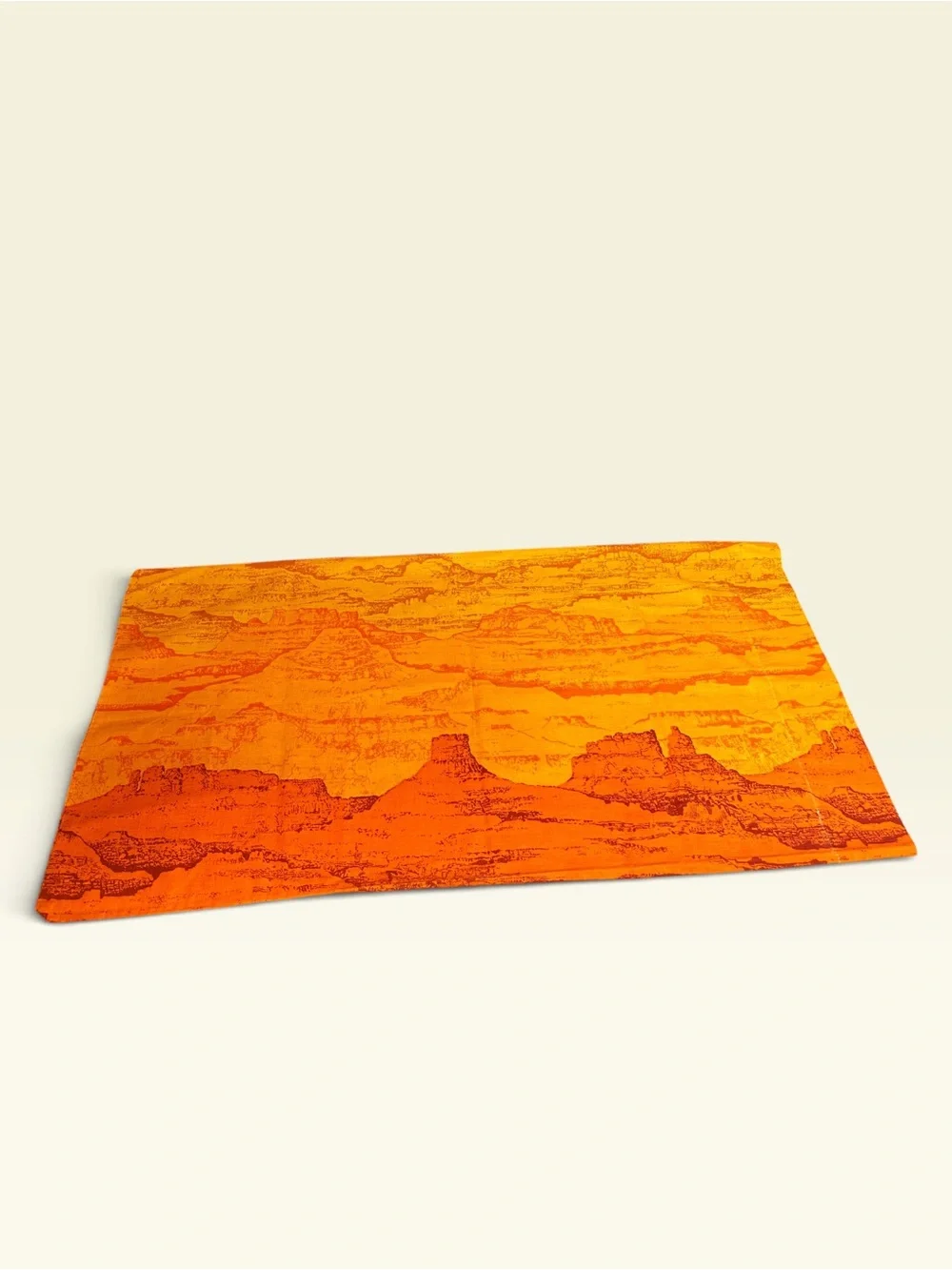 Vintage Marlborough Desert “ Sunrise Canyon Muslin King Size Pillowcase 40x20”